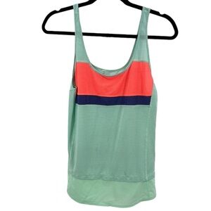 Lululemon Run: Mod Moves singlet Seawheeze size 12
